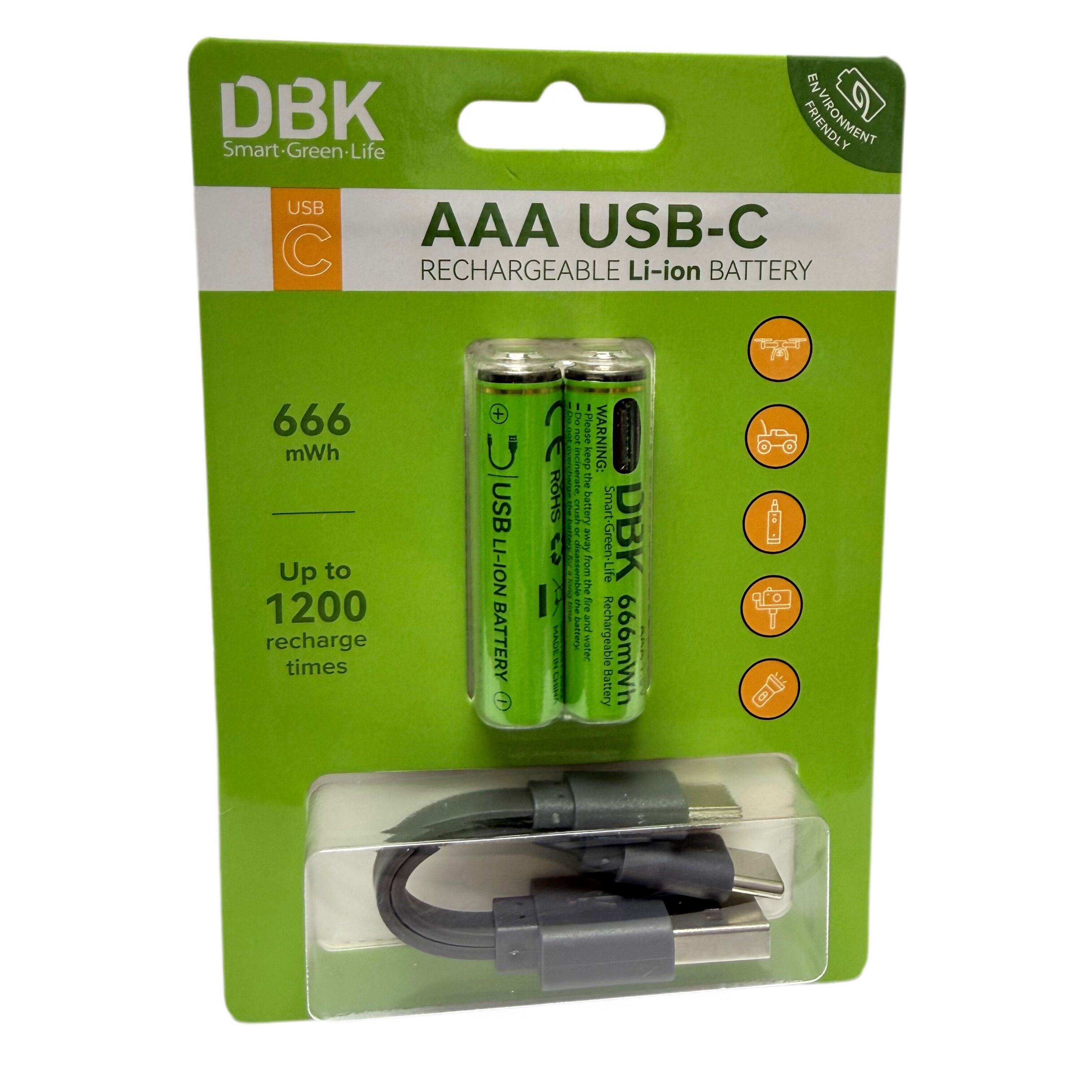 باتری نیم قلمی تایپ سی DBK